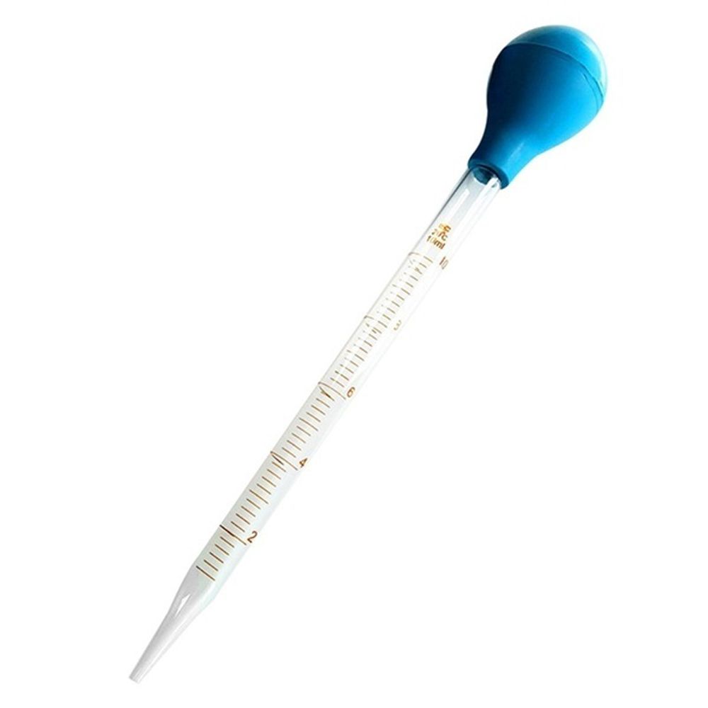 Laboratory Supplies With Scale 10ml Pipette Rubber Head Glass Scale  Dropper Pipettors