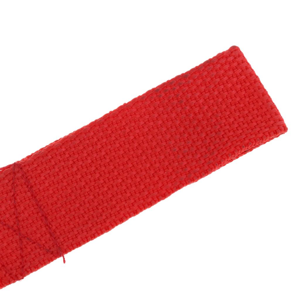 Polyester Red Winch Strap Universal ATV Parts 8cm/3.15 Inch