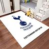 Синий ковер с логотипом Tottenham Hotspur, подходит в качестве нескользящего коврика для гостиной или дивана в спальне