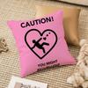 Lovely heart of love my beloved Pillow Case Anti-dustmite Invisible zipper Sofa Bed
