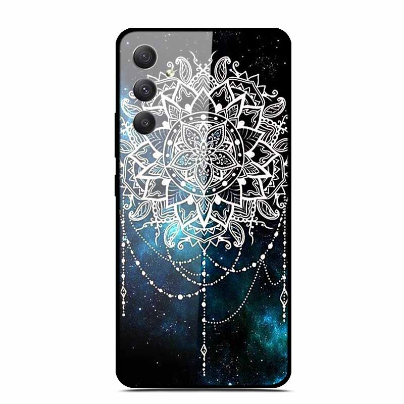 Чехлы из закаленного стекла для Samsung M35 5G Чехол GalaxyM35 Расписная жесткая задняя панель Fundas для Samsung Galaxy M35 5G Защитная задняя крышка