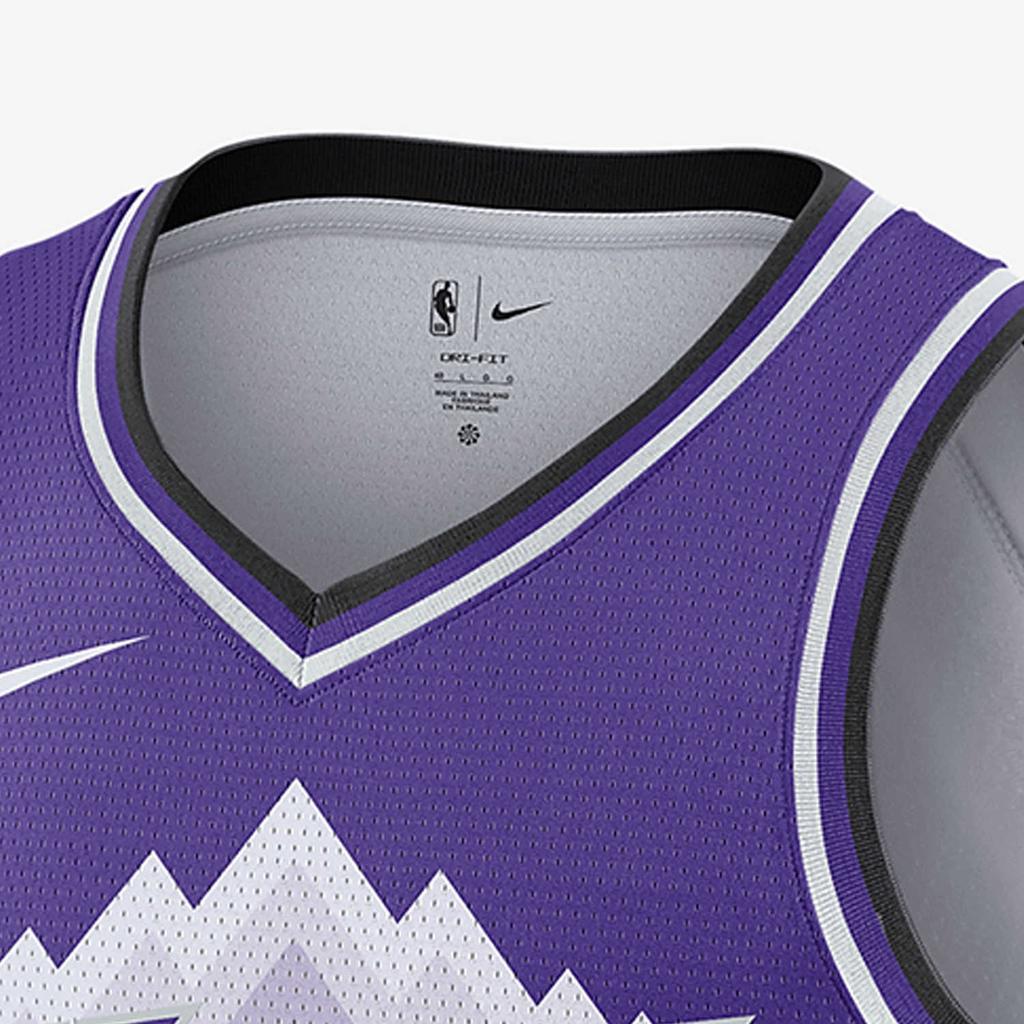 Nike Баскетбольная майка Dri-Fit NBA Swingman с буквенным принтом и номером, жилет City Edition, сезон 2023/24, мужская майка Utah Jazz Markkanen 23 DX8521-507