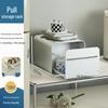 Ящик для хранения специй и чашек на кухню - Пылезащитный настольный органайзер для бутылок и чайных чашек