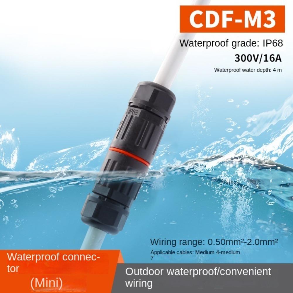 Адаптер Винт Водонепроницаемый Соединитель Электрический Терминал Водонепроницаемое Соединение Водонепроницаемый Кабельный Соединитель