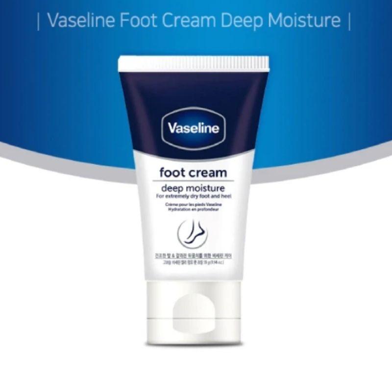 Vaseline Крем для ног глубокого увлажнения 55 г – Интенсивно увлажняющий крем для ухода за ногами для сухой и огрубевшей кожи