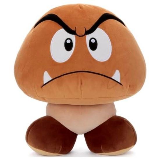 Takara Tomy Arts Super Mario Mocchi-Mocchi Игровой стиль Гумба Плюшевая игрушка, высота около 37 см