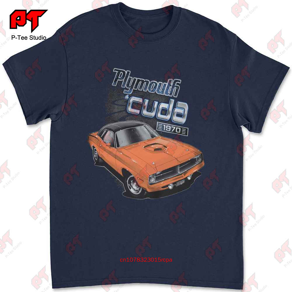 Футболка Muscle Car 1970 Plymouth Barracuda Hemi Cuda Mopar от S до 6XL и для высоких C5Q9