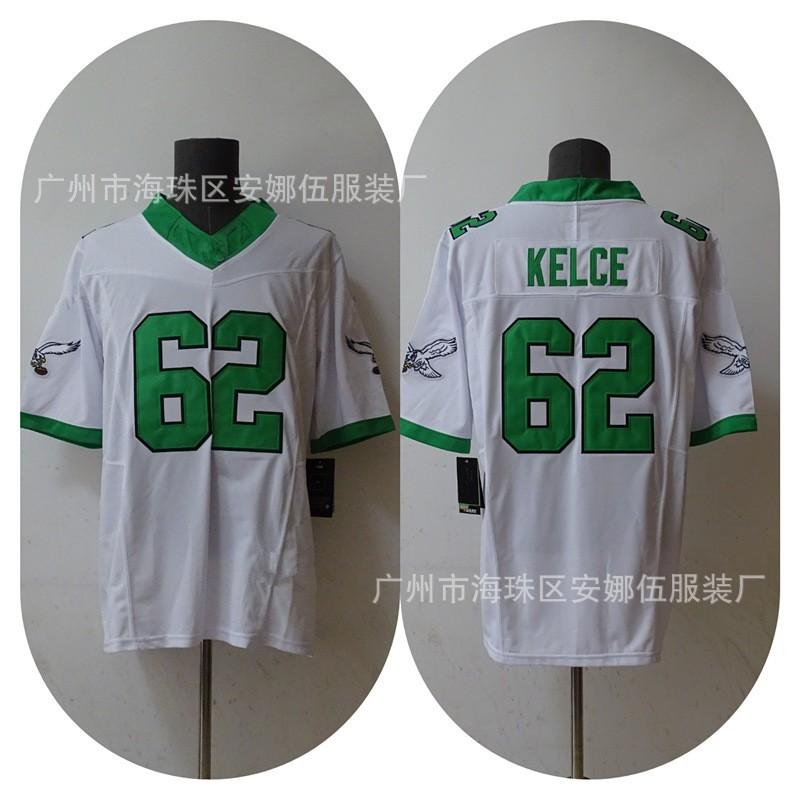 Philadelphia Eagles NFL Football Jersey T-Shirt Embroidered Cotton Sportswear Men Rugby Fan Apparel