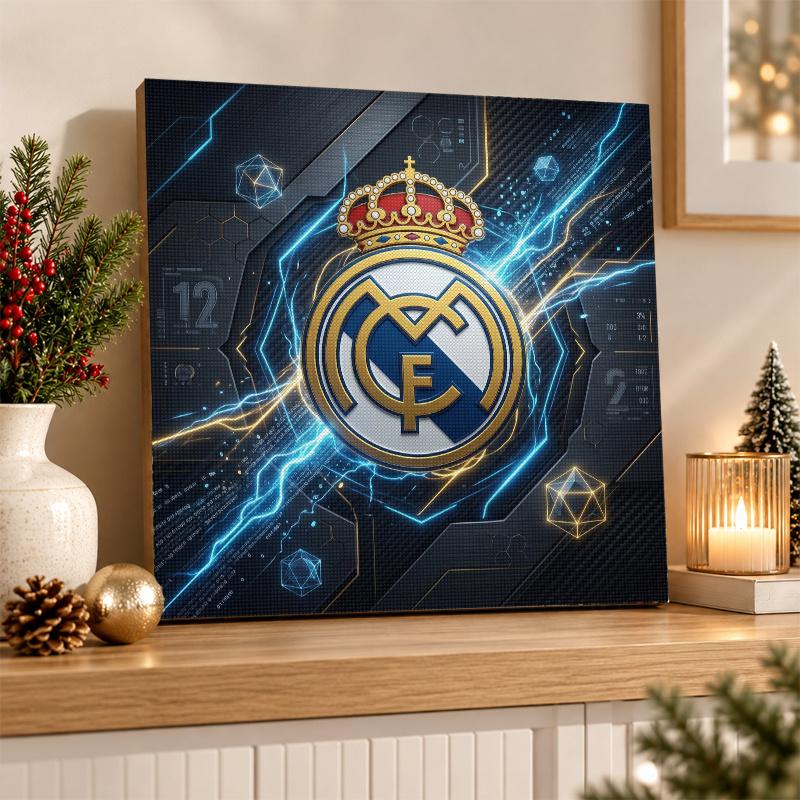 Real Madrid Diamond Painting Kit 5D Full Drill DIY Diamond Mosaic Wall Art Home Decor