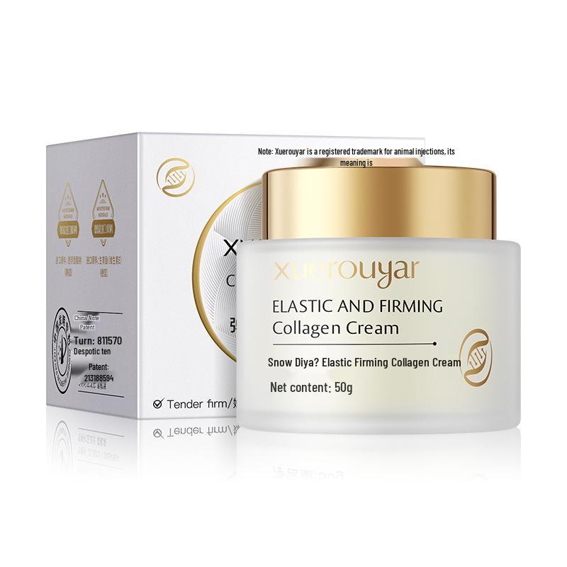 Укрепляющий крем с шелком и коллагеном Xuerouya – Увлажняющий крем для лица против морщин