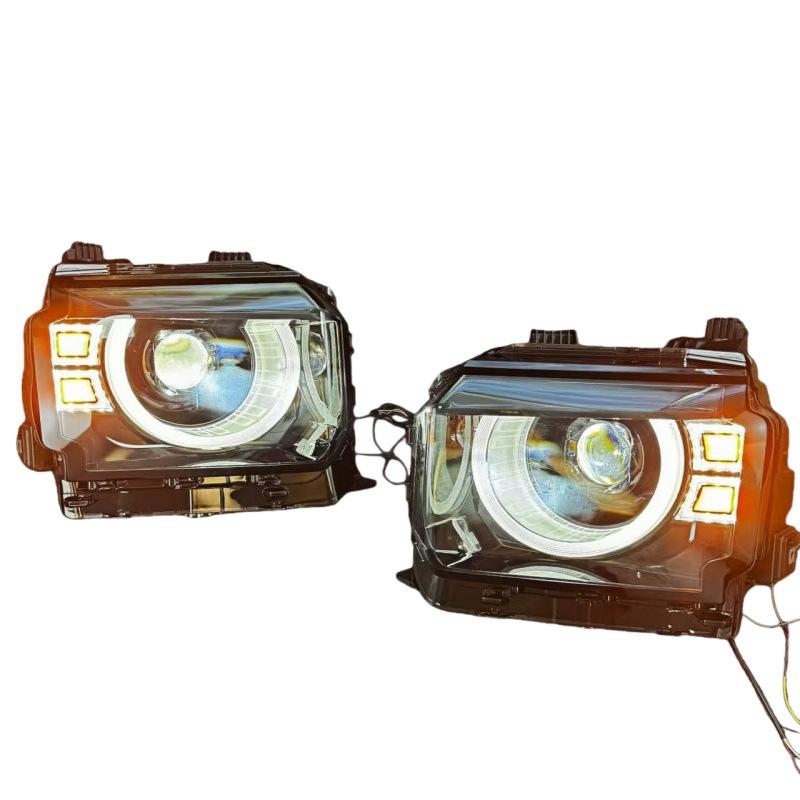 Светодиодная фара в сборе Jetour Traveler T2 (Модели 23-25) - Модифицированные синие светодиодные фары с одним световым потоком