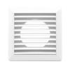 Ventilation Grille With Mechanical Shutter 140*140Mm White - Rx 02-344