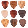 Wooden Acoustic Guitar Plectrums Thickness 0.58 To 1.5 Mm Red Sandalwood Rosewood Wood Colors Guitar Accessories