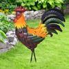 Металлическая фигурка Петух Скульптура Кованый Железный Петух Предметы Домашней Мебели Произведение Искусства Домашнее Украшение Статуи Скульптуры