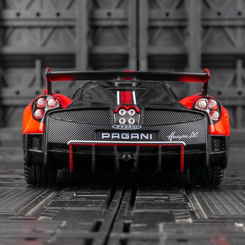 1/32 Модель суперкара Pagani BC из сплава, двери открываются со звуком и светом, украшения для автомобиля