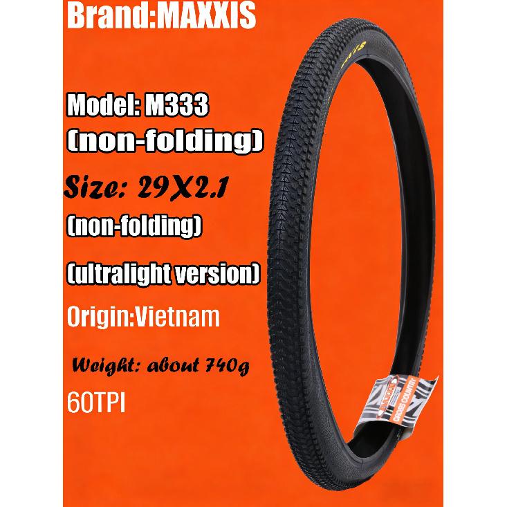 Maxxis M333 PACE MTB Велосипедная шина 26 * 1.95 26 * 2.1 27.5 X1.95 27.5x2.1 29 x 2.1 29er Горный велосипед Шина Стальная проволока Велосипед 1 шт.