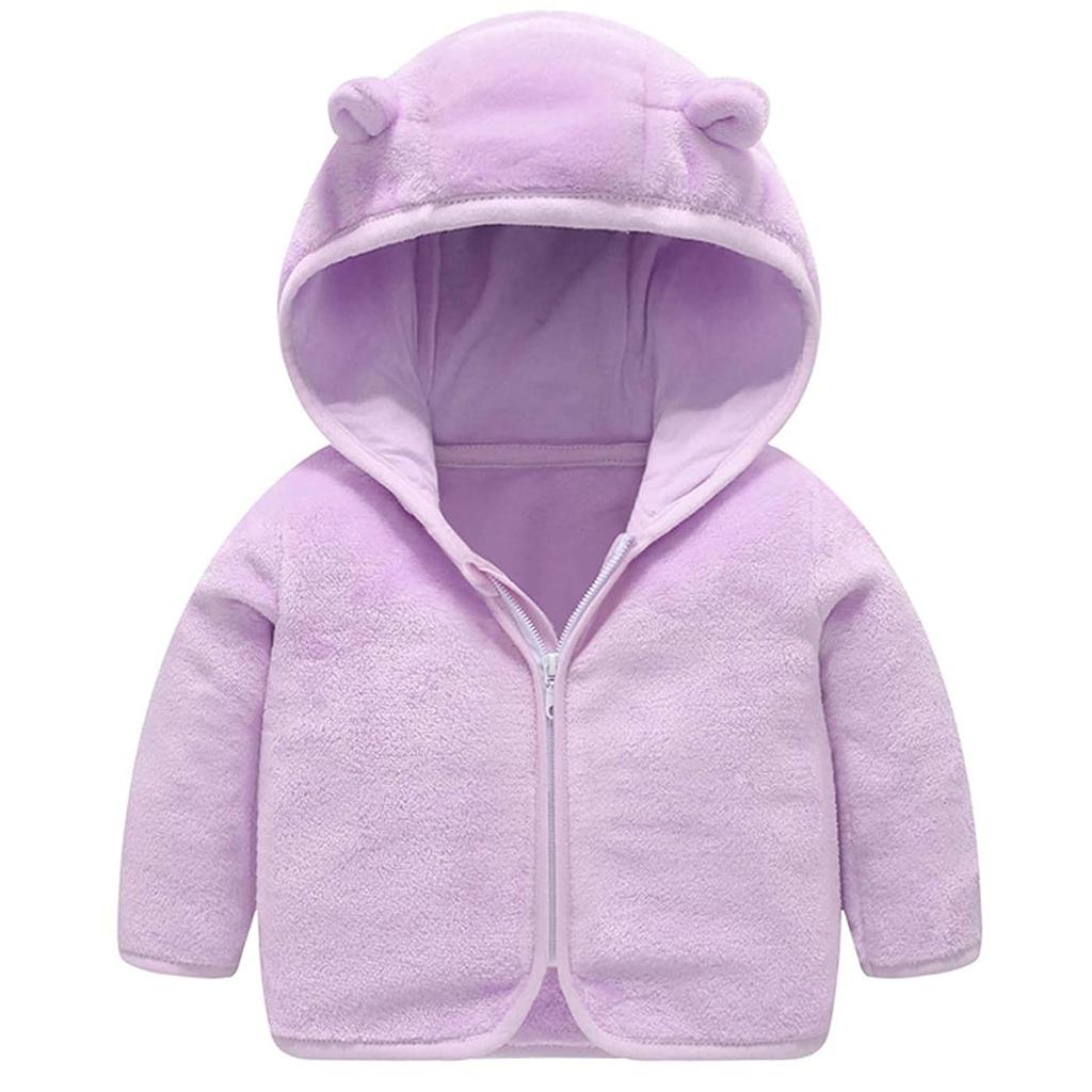 Зимние пальто для мальчиков и девочек, детская куртка на молнии с толстыми ушами, зимняя толстовка с капюшоном, одежда