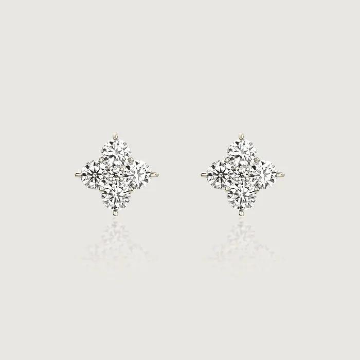 [14K/Lab Diamond] Starlight Earrings