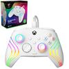 Officially Licensed Xbox PDP by TURTLE BEACH Afterglow Wave LED Wired Controller for Xbox Series X|S and PC - White [Official Japanese Product]