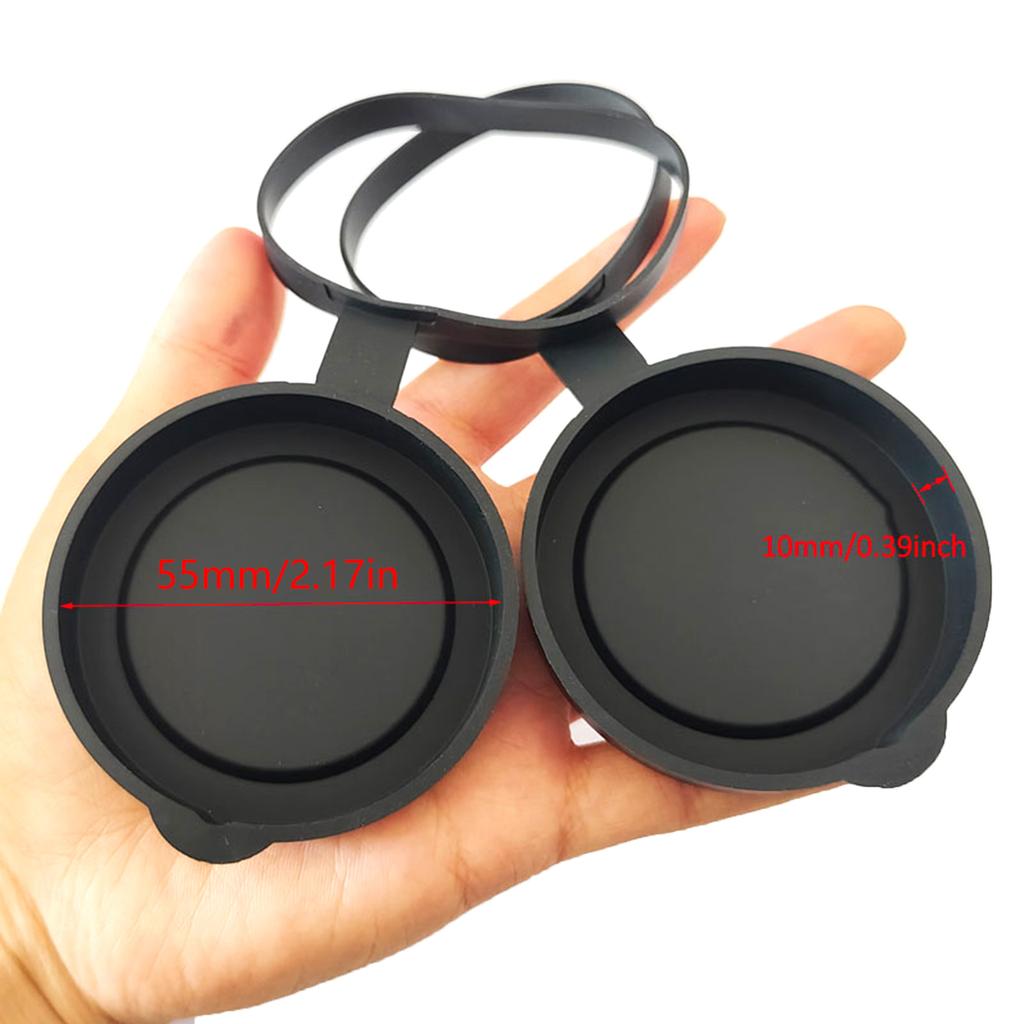 Силиконовые крышки объективов бинокля/монокуляра 52мм-55мм/61-63мм для пылезащитных крышек/защитных колпачков окуляров оптического прибора