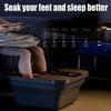 Складное ведро для ножной ванны Автоматический подогрев Ведро для гидромассажа ног Массажер для ног Портативное интеллектуальное ведро для мытья ног
