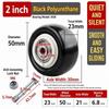Double Bearings Caster Wheel High Load Capacity Roller Wheel Durable Trolley Wheel  Industrial Move