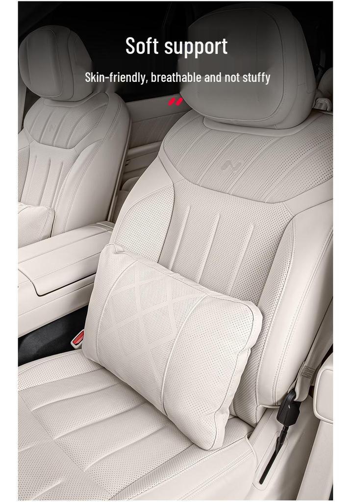 L90 Zero Gravity Car Seat Leg Rest & Lumbar Support Pillow