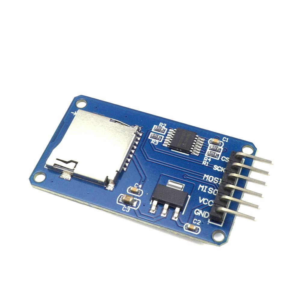 Модуль Micro SD TF-карты SPI Преобразователь уровня 5V/3.3V Плата расширения памяти Memory Shield для Arduino D1 Mini DIY