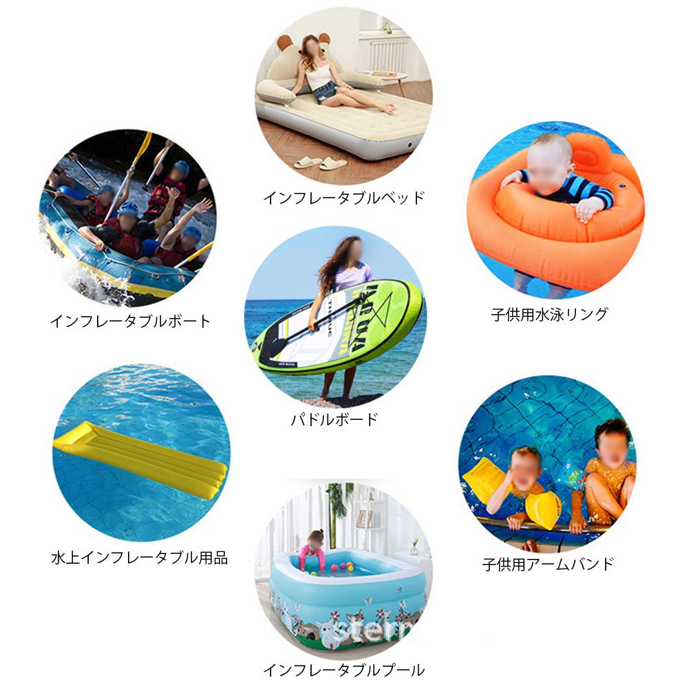 Электрический воздушный насос 12 В Электрический надуватель для надувных Легко оснащен автоматической остановкой Для воздуха Воздух Воздух Воздух SUP, Работа, Функция, Кровать, Диван,