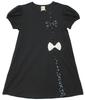 Платье Bee Ribbon Короткий Размер shh01543, Рукав, Для Девочек, Весна/Лето, 110см, Черный,