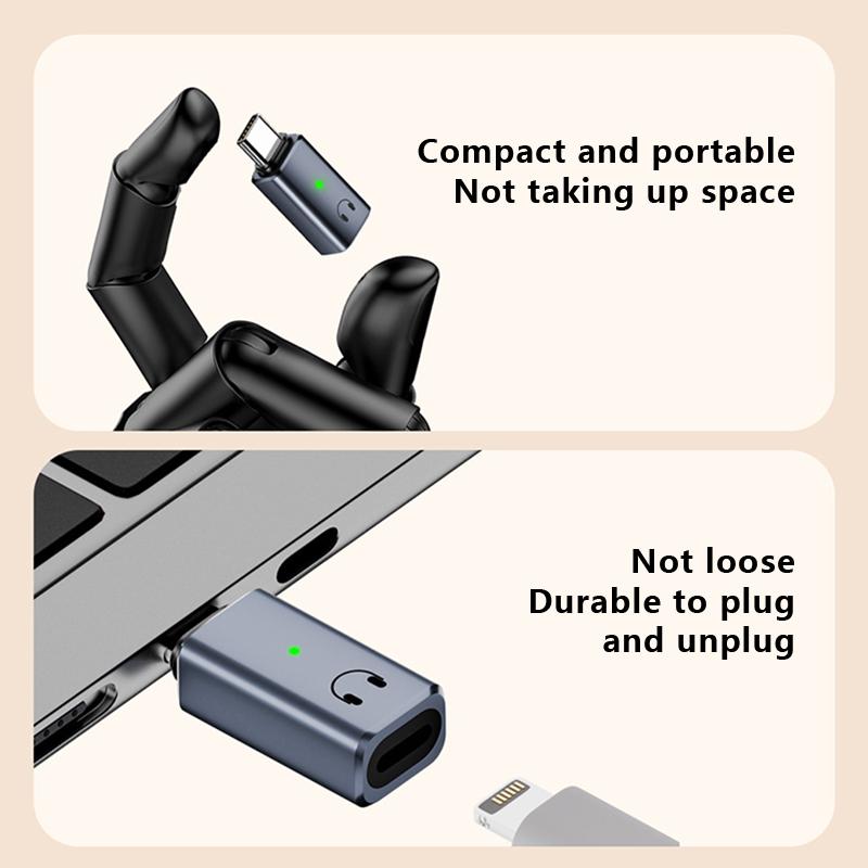 Проводные наушники Type-C Аудио Aux Адаптер Для Lightning Для iPhone Для iPad Для Macbook Ноутбука Проводная Гарнитура Конвертер Otg