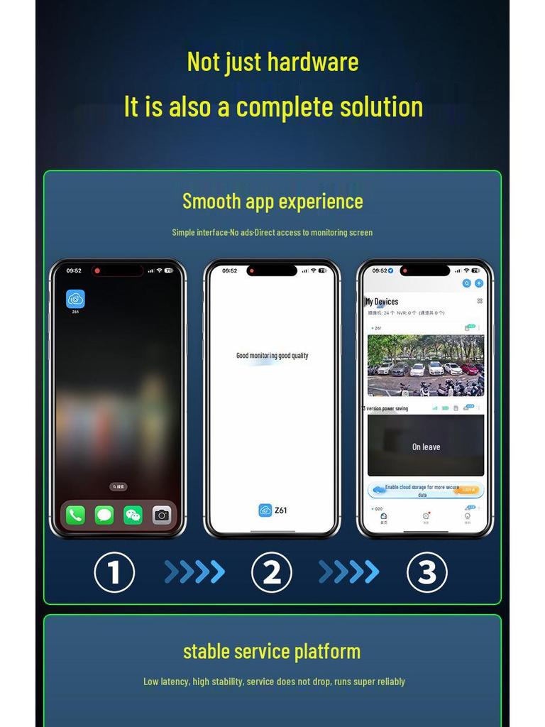 Wireless Mobile Camera: Network-Free HD Home Monitor & Smart Video Recorder