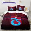 Trabzonspor Pattern Bedding Home Decoration Birthday & Festival Gift (1 * duvet cover + 2 * pillowcase, without core)