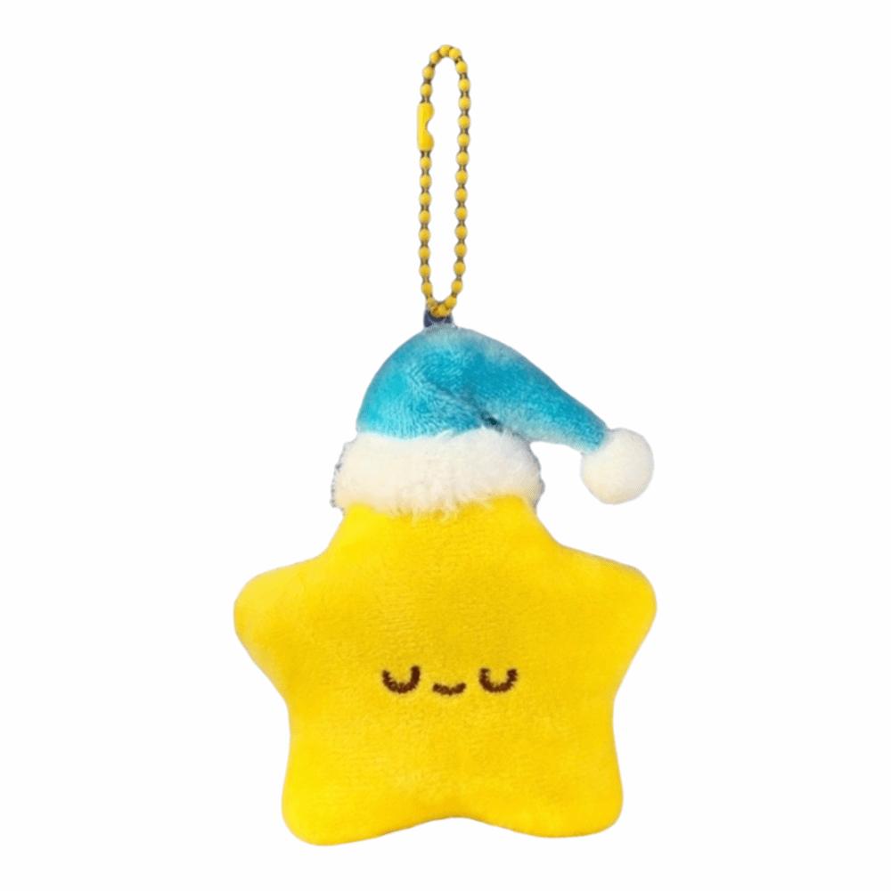 Stuffed Doll Star Plush Key Chain Cute Doll Couple Keychain Stars Keychains Christmas Gift