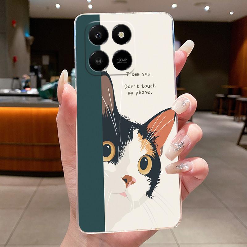 Для Honor X7D Honor 400 Smart 4G 5G Роскошный Дракон Милый Крутой Мальчики Девочки Мягкий силиконовый Чехол для телефона Задняя крышка Прозрачная ТПУ Оболочка
