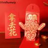 Китайский стиль 3D Новогодний Красный Конверт Хунбао Наилучшие Пожелания Счастливый Красный Карман Традиционные Креативные Денежные Конверты Праздник Весны
