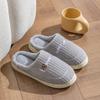 Cotton Slippers Women Spring Autumn Winter Indoor Home Use Non-slip Warm Home Couple Plush Winter Men