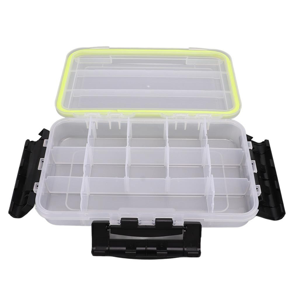 27*17*5.3cm Fishing Tackle Box Transparent Fishing Organizer Box Lure Storage Box Lure Storage