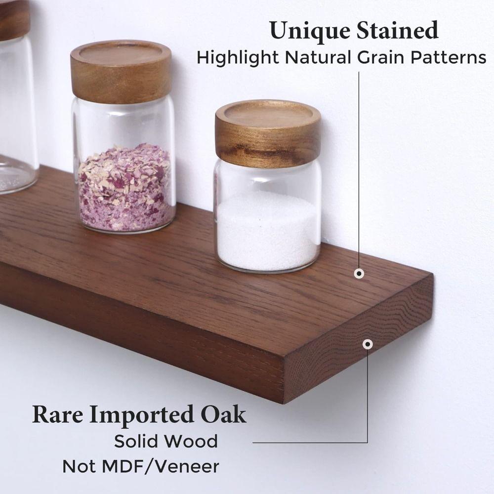 Wooden Hanging Storage Rack Durable Hanging Wall Shelves Display Stands Plant Rack Farmhouse