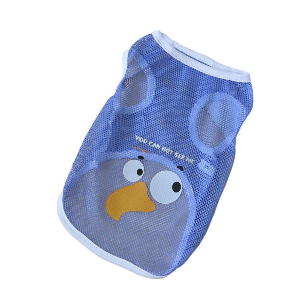 Cartoon Print Cat Thin Vest Breathable Dog Cartoon Printed Vest For Dogs Puppy Cats