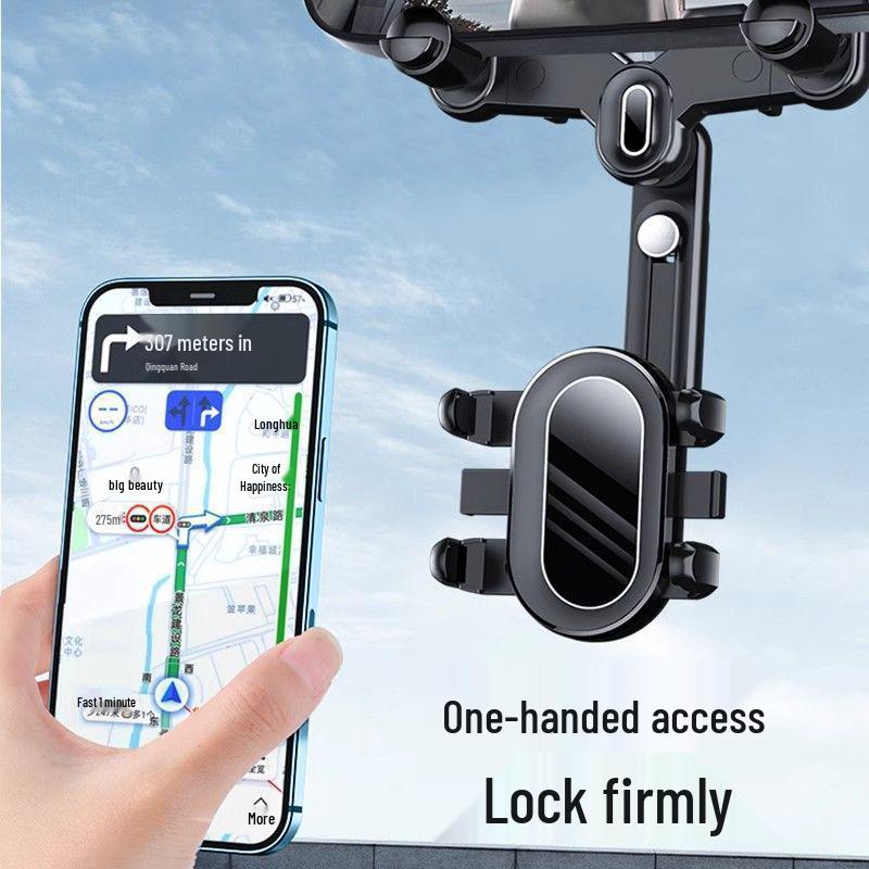 2025 Ударопрочный 360° AR Автомобильный Держатель Телефона в Зеркало Заднего Вида