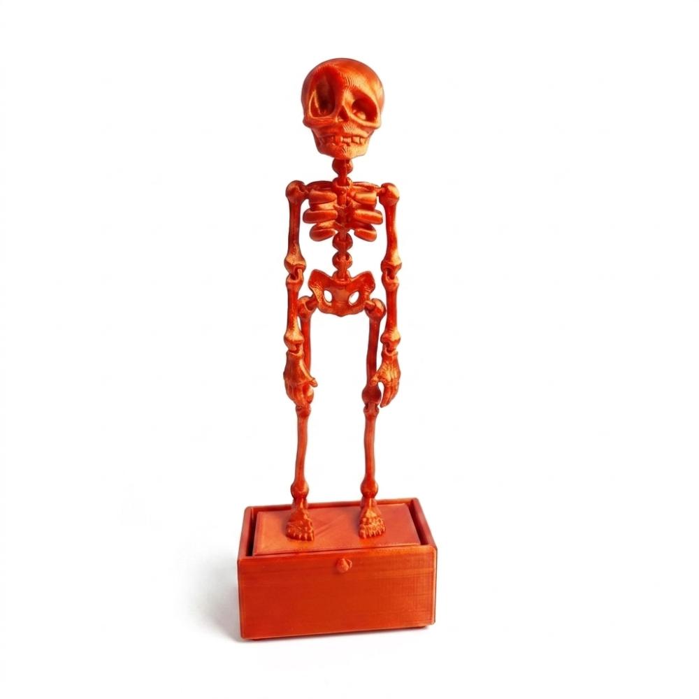 Glow in Dark Dancing Skeleton Aquarium Bubbler Movable Skeleton Fish Tank Bubbler Aquatic Products