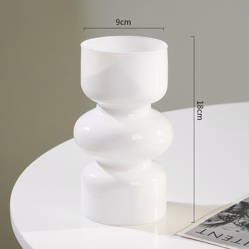 Стиль интернет-знаменитости Прозрачная стеклянная ваза для гидропонных цветочных композиций - Дисплей из гипсофилы для гостиной или обеденного стола