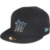Casquette 59Fifty Basecap Miami Marlins MLB AC Performance Noire De NEW ERA En Polyester