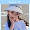 Summer Kids Sun Hat With Large Brim And Breathable Ice Silk Material For Outdoor Protection