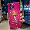 Чехол для ZTE Blade V70 Vita/Nubia V70 Дизайн Мягкий Силикон Черный Чехол Ударопрочный Красивый Модный Корона Буква Узор Оболочка