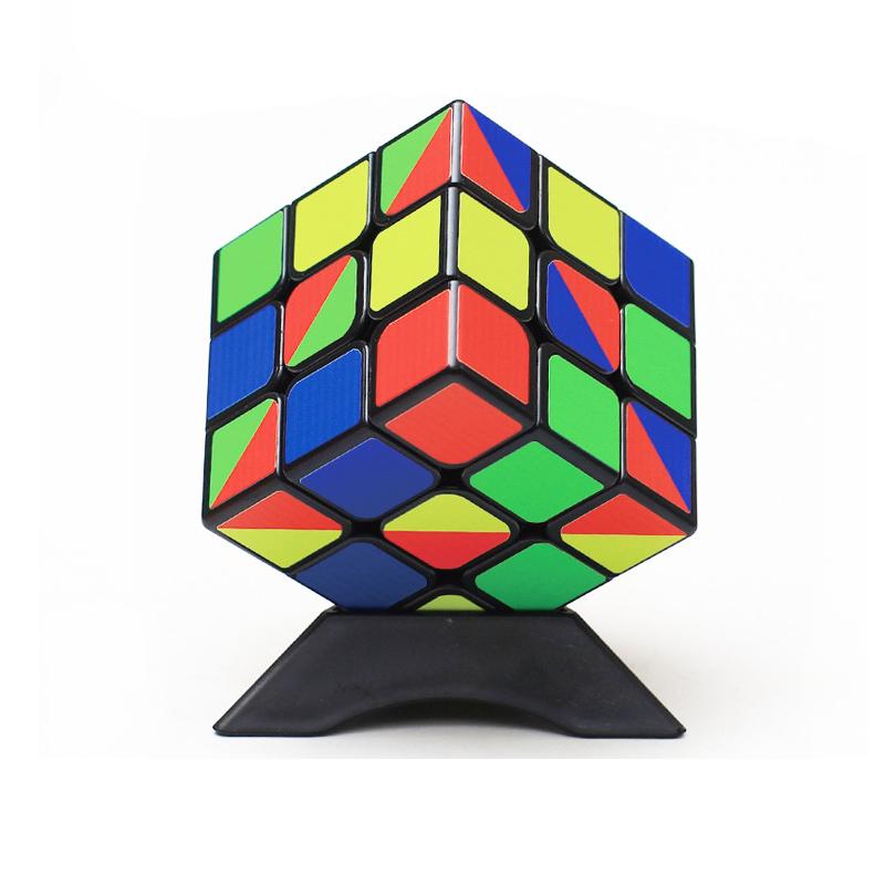 Радужный Кубик Рубика 3x3x3 Решение Задач Детская Образовательная 3D Головоломка Игрушка Испытание для Ума Подарки Для Детей Подростков Cubo Magico