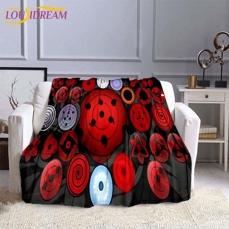 Модное одеяло Наруто, фланелевое одеяло в стиле аниме, мягкое одеяло с 3D принтом, мультяшное покрывало, диван, дорожное детское одеяло для кемпинга