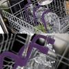 Tools Fixed Flexible Bendable Wine Glass Holder Dishwasher Holder Wine Fixed Rack Stemware Saver