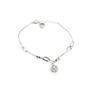 Bracelet - LUXENTER - Wilya - Zircone Cubique - Plaqué Finition En Rhodium - 17 Cm + 3 Cm D'extension